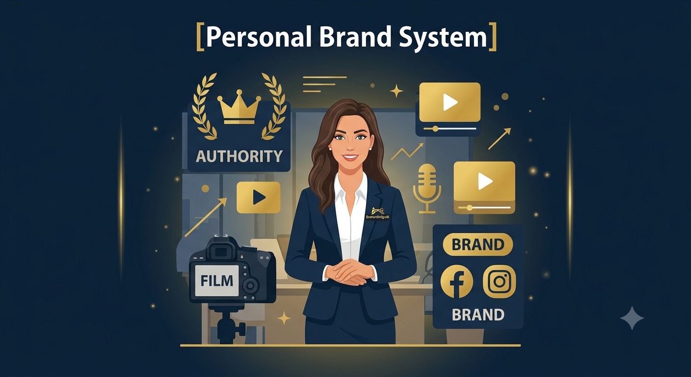 Personal brand system for real estate agents