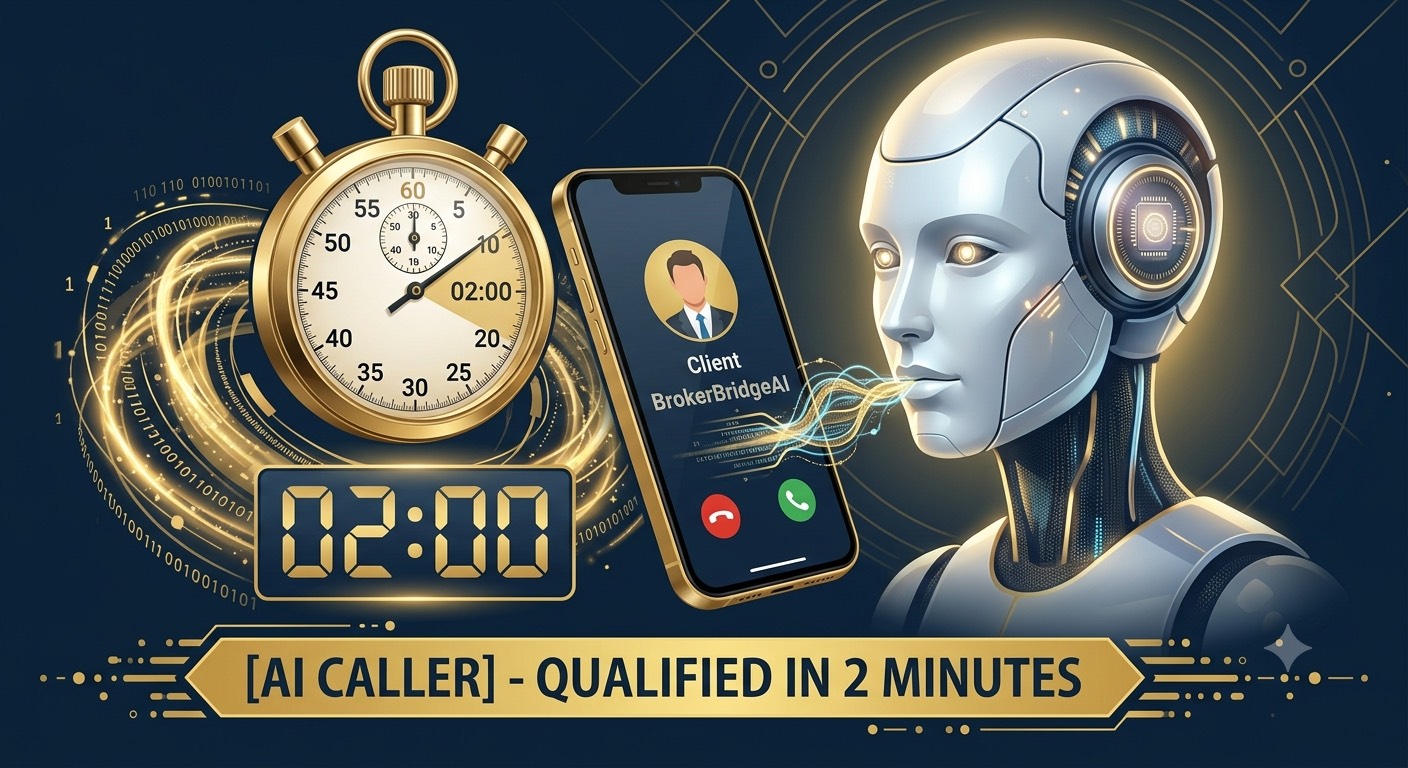 AI caller qualifying a lead in two minutes